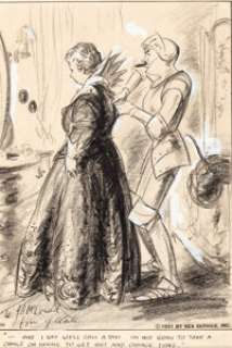 George Rife Clark Side Glances Daily Single-Panel Comic Strip Original Art (NEA Service, 1931)...