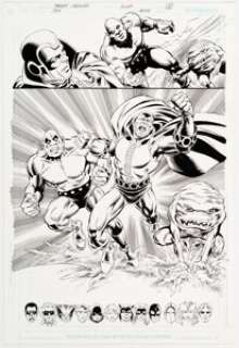 Jerry Ordway and Prentis Rollins JSA #64 Story Page 5 Original Art (DC, 2004)....