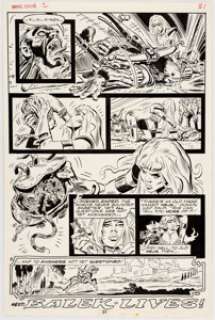 Frank Thorne Marvel Feature V2#2 Story Page 18 Original Art (Marvel, 1976).... | Heritage