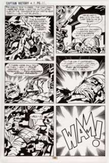 Jack Kirby and Mike Thibodeaux Captain Victory and the Galactic Rangers #8 Story Page 20 Original Art (Pacific Com... | Heritage