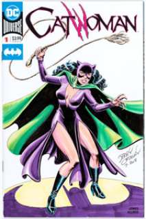 Jerry Ordway - Catwoman Illustration Original Art on Catwoman #1 Blank Sketch Variant Cover (DC, 2018) Condition: ... | Heritage