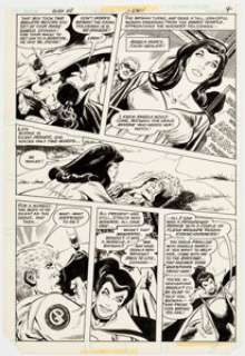 Jim Aparo Brave and the Bold #169 Story Page 4 Original Art (DC, 1980). Batman and Zatanna look on as A mysterious - | Heritage