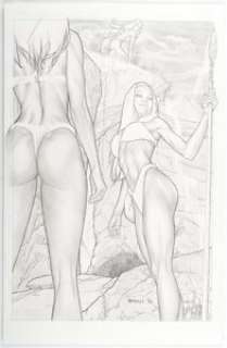  - Louis Small Jr. Jungle Tails: A Gallery Girls Collection Vol 1 Illustration Original Art (SQP, 1997). A clan of -