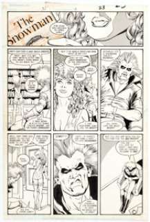 Keith Giffen, Kevin Maguire, and Joe Rubinstein Justice League International #19 Story Page 17 Origina... | Heritage