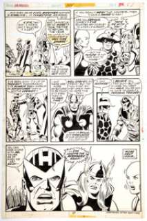George Pérez and Mike Esposito Avengers #144 Story Page 17 Original Art (Marvel, 1976).... | Heritage