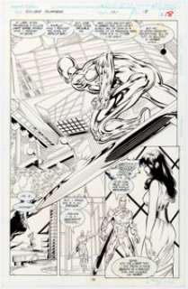 Tom Grindberg and Bill Anderson Silver Surfer #101 Story Page 13 Original Art (Marvel Comics, 1995). ... | Heritage