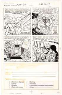 Marie Severin - Marvel Ad Survey April-1985 Original Art (Marvel, 1985).... | Heritage