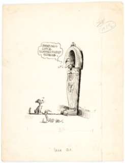 George Herriman archy and mehitabel Interior Illustration Original Art (Doubleday, 1927).... | Heritage