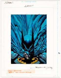 Simon Bisley Master Series DS2 "Batman" Trading Card Illustration Original Art (Skybox, 1994).... | Heritage