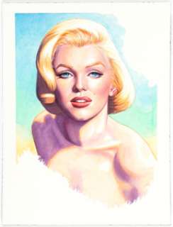 Conny Valentina - Marilyn Monroe Painting Original Art (2013)....