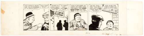 Paul Pinson Dan Dunn Daily Comic Strip Original Art dated 12-11-42 (Publishers Syndicate, 1942)....