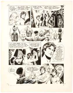 Russ Manning Tarzan and the Beast Master Story Page 45 Original Art (c. 1972).... | Heritage