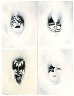 Tom Porta KISS Paintings Original Art Group of 4 (c. 2000-2010s).... (Total: 4 Original Art)