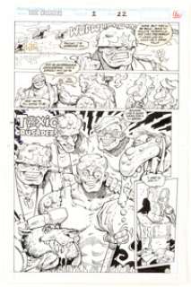 Derek Yaniger and Marie Severin Toxic Crusaders #1 Story Page 22 Original Art (Marvel, 1992). The Toxic Crusaders - | Heritage