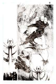 Bill Sienkiewicz Sentry/Hulk (nn) Story Page 9 Original Art (Marvel, 2001). A fantastic near-Splash-Page - | Heritage