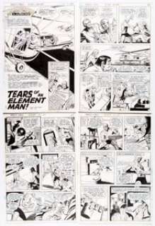John Calnan World’s Finest Comics #220 Partial Story "Tears of an Element Man!" Metamorpho Original Art - | Heritage