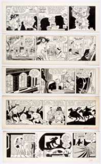 Bob Lubbers Long Sam Daily Comic Strip Original Art Group of 9 (United Feature Syndicate, 1957-60). Al Capp got - | Heritage