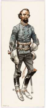 Jack Davis - Nathan Belford Forrest Illustration Original Art (c. 1980s). Jack Davis rendered many images of Civil - | Heritage