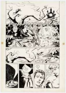 Steve Rude and John Nyberg Nexus #26 Story Page 18 Original Art (First, 1986). This page from the futuristic - | Heritage
