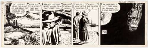 Milton Caniff Terry and the Pirates Daily Comic Strip Original Art dated 4-12-43 (News Syndicate Co., Inc., 1943). - | Heritage