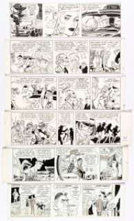 Bob Lubbers Robin Malone Daily Comic Strip Original Art Group of 10 (NEA Syndicate, 1968-1970). Lubbers’ confident - | Heritage