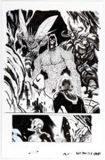 Dylan Burnett Ant-Man #2 Story Page 1 Original Art (Marvel, 2020). Ant-Man and Swarm encounter the three insect -