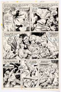 John Buscema and Jim Mooney Thor #188 Story Page 3 Original Art (Marvel, 1971). Loki, Karnilla, and the Warriors - | Heritage