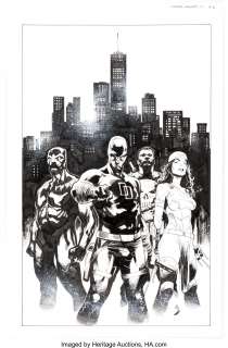 Geoff Shaw | Marvel Knights 20th #6 Cover Original Art (Marvel, 2018). | Heritage