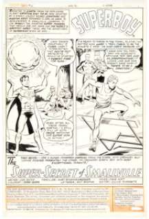 Kurt Schaffenberger And Dave Hunt | The New Adventures of Superboy #16 Story Page 1 Original Art (DC, 1981). | Heritage