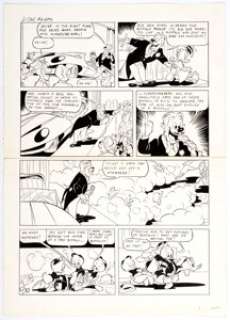 Daniel Branca - Kalle Anka & C:o #1980-02 Story Page 2 Donald Duck Original Art (Egmont, 1980).