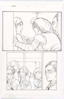 Adrian Alphona and Craig Yeung - Runaways #3 Story Page 11 Original Art (Marvel, 2004).