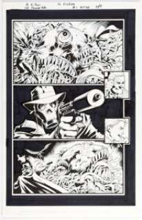 Barry Kitson printed and Gary Erskine - JSA Strange Adventures #1 Story Page 4 Original Art (DC, 2004).