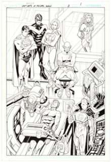 Chris Batista and Dave Meikis - Last Days of Animal Man #3 Splash Page 1 Original Art (DC, 2009).