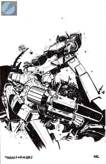 Wes Craig - Transformers Issue 11 Page Cover