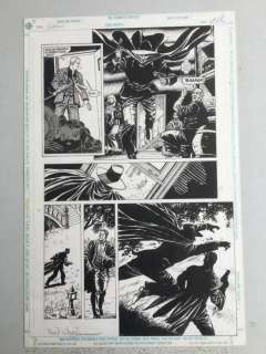 Rod Whigham. Original DC Comics Shadow Page.
