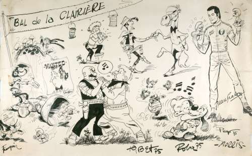 Collectif | Franquin, Morris, Peyo, Roba, Tibet et Graton.… | AZ auction