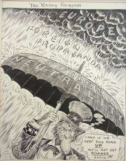 45: Harry Larimore Fort Wayne News Uncle Sam Neutrality | Hess Fine Auctions