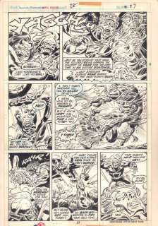 Frank Robbins, Steve Gan - Marvel premiere #28 p. 27 - the legion of monsters: ghost rider, man-thing, morbius, & werewolf by night - 1976