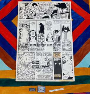 Original Signed George Perez "New Teen Titans" #8 Comic Book Page Art 1981 DC