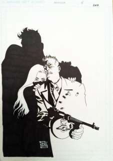 Risso Eduardo Argentin 1959 | Numéro 4 - Série : MOONSHINE Illustration originale de la couverture du Comics… | Cornette de St Cyr