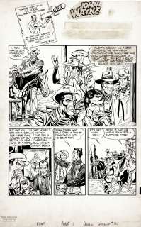 Gil Kane | John Wayne Adventure Comics #2 Complete 9 Pg Large Art Story (1949) | Romitaman