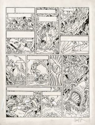 Van Dongen | Blake et Mortimer T. 31 La menace Atlante | Galerie Champaka