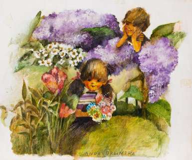 Wanda Orlińska (1942 - 2017) | Wanda Orlińska | Dzieci, ilustracja | Desa Unicum