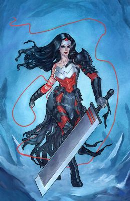 Meghan Hetrick - Absolute Wonder Woman - Original 11x17 by Meghan Hetrick