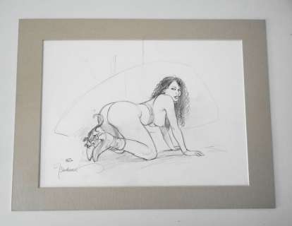 Bosschaert, Jan | Original illustration  - Vrouwelijk naakt | Catawiki