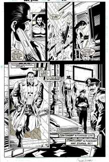 Rod Whigham Mike Witherby - Punisher: War Zone #41 P 22 (Punisher Throughout! Very Last Pg To Very Last Issue!) 1995