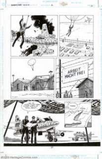 Russ Heath - Original Art for Enemy Ace: War in Heaven #2, pages 21, 22, and 33 (DC, 2001). Three spectacular - | Heritage