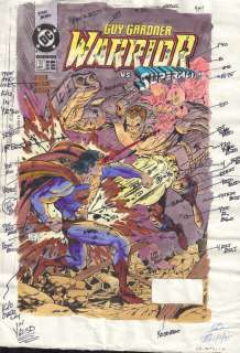 Glenn Whitmore, Mark Chiarello - Guy Gardner Warrior vs. Superman! #30, okÅ‚adka (kolor)
