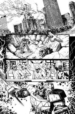 Gavin Smith | Gavin Smith - Mighty Morphin Power Rangers: Zord Quest #1, Page 1 | Modern Mythology Comic Art