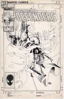 Kevin Nowlan - The New Defenders 137 Cover